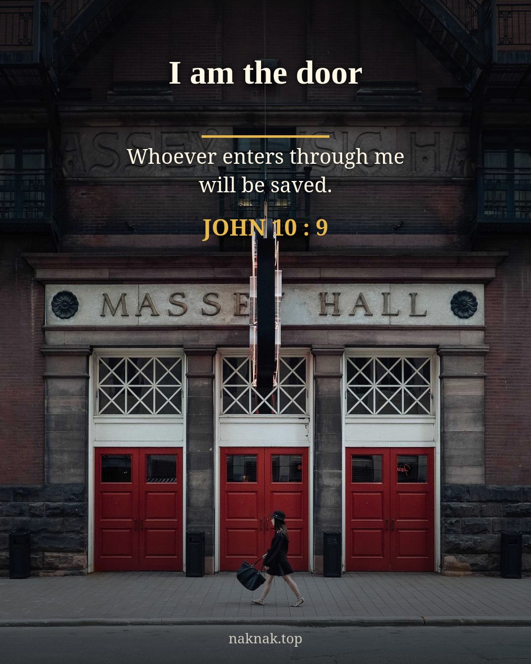 I am the door